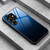 Samsung Galaxy S26 Ultra 5G Gradient Color Glass Phone Case - Blue Black