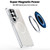 Samsung Galaxy S26 Ultra 5G Gradient Discolor Lens Kickstand Magsafe Phone Case - Black