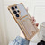 Samsung Galaxy S26 Ultra 5G Gradient Glitter Plating TPU Phone Case with Card Slot - Gold