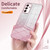 Samsung Galaxy S26 Ultra 5G Gradient Glitter Powder Electroplated Phone Case - Transparent