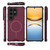Samsung Galaxy S26 Ultra 5G Grating Solid Color MagSafe Magnetic Phone Case - Red