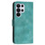 Samsung Galaxy S26 Ultra 5G Grid Butterfly Embossed Pattern Leather Phone Case with Lanyard - Light Blue