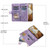 Samsung Galaxy S26 Ultra 5G Grid Texture Zipper Leather Phone Case with Lanyard - Purple