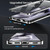 Samsung Galaxy S26 Ultra 5G HD Full Cover Magsafe Magnetic Metal Tempered Glass Phone Case - Black