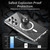Samsung Galaxy S26 Ultra 5G HD Full Cover Magsafe Magnetic Metal Tempered Glass Phone Case - Black