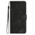 Samsung Galaxy S26 Ultra 5G Heart Pattern Skin Feel Leather Phone Case - Black