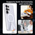 Samsung Galaxy S26 Ultra 5G Honeycomb Cooling MagSafe Holder Phone Case - Frosted Transparent