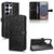 Samsung Galaxy S26 Ultra 5G Honeycomb Dot Texture Leather Phone Case - Black