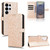 Samsung Galaxy S26 Ultra 5G Honeycomb Dot Texture Leather Phone Case - Gold