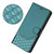 Samsung Galaxy S26 Ultra 5G Honeycomb Embossing RFID Leather Phone Case - Peacock Green