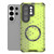 Samsung Galaxy S26 Ultra 5G Honeycomb Magnetic Ring Shockproof Phone Case - Green