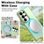 Samsung Galaxy S26 Ultra 5G IMAK Candy Series Shockproof MagSafe Phone Case - Green