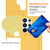 Samsung Galaxy S26 Ultra 5G Integrated Card Bag Solid Color Liquid Silicone Phone Case with Lanyard - Yellow