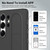 Samsung Galaxy S26 Ultra 5G Intelligent Control Button Wristband Phone Case - Titanium Shadow Black
