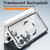 Samsung Galaxy S26 Ultra 5G Irregular Alloy Frame Fosted Translucent MagSafe Phone Case - White
