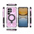 Samsung Galaxy S26 Ultra 5G J-20 Solid Color MagSafe Magnetic TPU+PC Phone Case - Pink