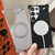 Samsung Galaxy S26 Ultra 5G Jaguar Original Color Frameless 360 Rotation Holder Magnetic Phone Case - Titanium Color