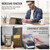 Samsung Galaxy S26 Ultra 5G JEEHOOD J05 Business Magnetic Style RFID Leather Phone Case - Brown
