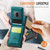 Samsung Galaxy S26 Ultra 5G JEEHOOD J06 British Style RFID MagSafe Card Bag PU Phone Case - Green