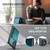 Samsung Galaxy S26 Ultra 5G JEEHOOD J09 Buckle Card Bag MagSafe Magnetic Style RFID Leather Phone Case - Green