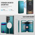Samsung Galaxy S26 Ultra 5G JEEHOOD J10 Flip Card Bag MagSafe Split RFID Leather Phone Case - Green