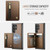 Samsung Galaxy S26 Ultra 5G JEEHOOD J12 Exquisite RFID MagSafe Zipper Card Bag Phone Case - Brown