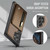 Samsung Galaxy S26 Ultra 5G JEEHOOD J12 Exquisite RFID MagSafe Zipper Card Bag Phone Case - Brown