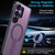 Samsung Galaxy S26 Ultra 5G kalebol Honeycomb Cooling MagSafe Holder Phone Case - Purple
