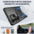 Samsung Galaxy S26 Ultra 5G Kalebol Magnetic MagSafe Rotation Holder PC Phone Case - Black