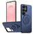 Samsung Galaxy S26 Ultra 5G Kalebol Magnetic MagSafe Rotation Holder PC Phone Case - Blue