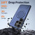 Samsung Galaxy S26 Ultra 5G Kalebol Magnetic MagSafe Rotation Holder PC Phone Case - Blue
