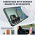 Samsung Galaxy S26 Ultra 5G Kalebol Magnetic MagSafe Rotation Holder PC Phone Case - Grey Green