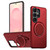 Samsung Galaxy S26 Ultra 5G Kalebol Magnetic MagSafe Rotation Holder PC Phone Case - Red