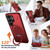 Samsung Galaxy S26 Ultra 5G Kalebol Magnetic MagSafe Rotation Holder PC Phone Case - Red