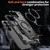 Samsung Galaxy S26 Ultra 5G Kalebol PC Hybrid TPU Armor MagSafe Ring Holder Phone Case - Black