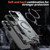 Samsung Galaxy S26 Ultra 5G Kalebol PC Hybrid TPU Armor MagSafe Ring Holder Phone Case - Gray