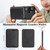 Samsung Galaxy S26 Ultra 5G Kalebol Slim MagSafe Ring Magnetic Card Bag Leather Phone Case - Black