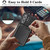Samsung Galaxy S26 Ultra 5G Kalebol Slim MagSafe Ring Magnetic Card Bag Leather Phone Case - Black