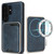 Samsung Galaxy S26 Ultra 5G Kalebol Slim MagSafe Ring Magnetic Card Bag Leather Phone Case - Blue