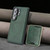 Samsung Galaxy S26 Ultra 5G Kalebol Slim MagSafe Ring Magnetic Card Bag Leather Phone Case - Green
