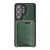 Samsung Galaxy S26 Ultra 5G Kalebol Slim MagSafe Ring Magnetic Card Bag Side Sticker Leather Phone Case - Green