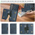 Samsung Galaxy S26 Ultra 5G Kalebol Strong MagSafe Magnetic Two-Fold Card Bag Leather Phone Case - Blue