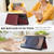 Samsung Galaxy S26 Ultra 5G Kalebol Strong MagSafe Magnetic Two-Fold Card Bag Leather Phone Case - Red