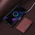 Samsung Galaxy S26 Ultra 5G Kalebol Strong MagSafe Magnetic Two-Fold Card Bag Leather Phone Case - Red