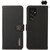 Samsung Galaxy S26 Ultra 5G KHAZNEH Custer Genuine Leather RFID Phone Case - Black