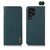 Samsung Galaxy S26 Ultra 5G KHAZNEH Nappa Top Layer Cowhide Leather Phone Case - Green