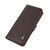 Samsung Galaxy S26 Ultra 5G KHAZNEH Side-Magnetic Litchi Genuine Leather RFID Phone Case - Brown