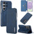 Samsung Galaxy S26 Ultra 5G LC.IMEEKE Hon Ancient Series Flip Leather Phone Case - Blue
