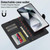 Samsung Galaxy S26 Ultra 5G LC.IMEEKE L2 Series Detachable Magsafe PU Phone Case with Lanyard - Black