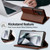 Samsung Galaxy S26 Ultra 5G LC.IMEEKE L2 Series Detachable Magsafe PU Phone Case with Lanyard - Brown